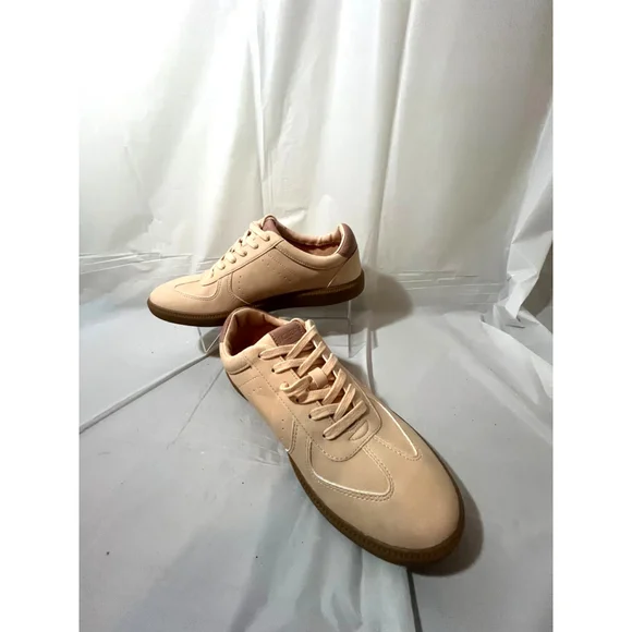 J. CREW City Tour Sneakers 9 Suede/Leather Sunwashed Coral Gum Sole - Picture 9 of 16